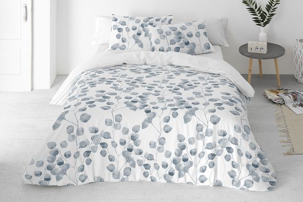 PARURE HOUSSE DE COUETTE COUSTURA ACUARELLAAZUL