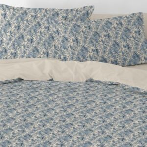 PARURE HOUSSE DE COUETTE COUSTURA CAELI BLUE