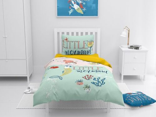 PARURE HOUSSE DE COUETTE LITTLEMERMAID