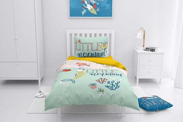 PARURE HOUSSE DE COUETTE LITTLEMERMAID