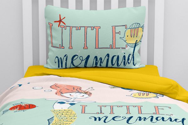 PARURE HOUSSE DE COUETTE LITTLEMERMAID