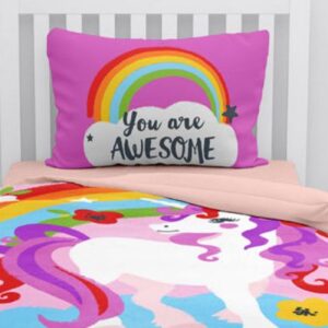 PARURE HOUSSE DE COUETTE UNICORN