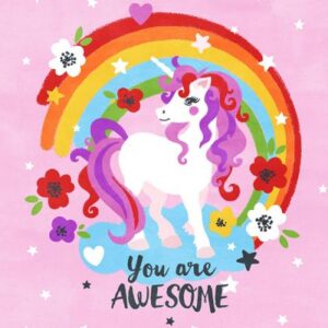 PARURE HOUSSE DE COUETTE UNICORN