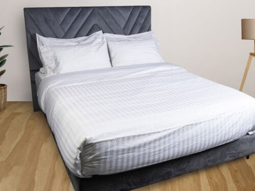 ENSEMBLE HOUSE COUVRE WELL DE COUETTE SATIN